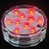 10 LED Waterdichte Dompelbare Aquarium RGB Aquarium Lights Vaas Pool Lighting Underwater Decor Remote Controller