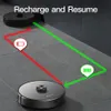 Proscenic U6 Robot dammsugare Proscenic U6 WLAN Lasernavigering 2-i-1 Vattentank NIDEC Motor 2700PA Support Alexa Control