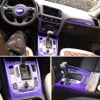 Car-Styling 3D/5D Carbon Fiber Car Interior Center Console Color Change Molding Sticker Decals For Audi Q5 2010-2018