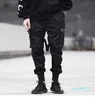 Marka marki marki Hip Hop Boy Multi-Papłowe Elastyczna talia Harem Pant Men Men Streetwear Punk Casual Spodni Jogger Male Dancing B260Q