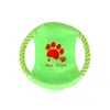 pet jacket Pets dog Cotton Chews Knot Toys colorful Durable Braided Bone Rope Funny cat collar perpetual