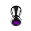 Super large size huge aluminium alloy jewel crystal anal beads butt plug ball insert sex toy men and women adult products MX2004225254897