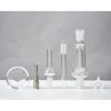 Großhandel Glas Nektor Kollektor Kits 10mm Gelenktubstrümmer mit domellosen Quarz Nagelwasserleitungen Öl Rigs NC01