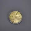 Mexikanische Statue von Liberty Gold Plated Coin Collection Geschenk Souvenir Kunst Metall Gedenkmünzen92328347400499