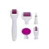 6 i 1 Derma Roller Set Microneedle Roller Kit för hudvård ärravlägsnande Anti-aging med Stainlees Steel Body Face Eyes 20st / Lot