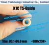 Ø3.1-Ø6.0mm 세라믹 K1C의 TS-가이드, TS는 가이드 사파이어 상감 (D10x23H) EDM K1C 소딕 KIC에 대한 TS-가이드, 샤밀 SH2 작은 구멍 드릴 EDM 다이