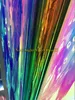 Premium Blue Rainbow Chrome Film Folia Folia Rainbow Drift Winyl Wrap Bąbel do owijania samochodu Rozmiar1 35 18M328L