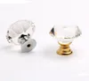 20-30mm Diamond Shape Design Crystal Glass Knobs Cupboard Drawer Pull Kitchen Cabinet Door Wardrobe Handles Hardware SN1887