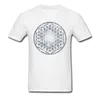 2020 marke T-shirt Männer Mandala T Shirts Blume Des Lebens Heiligen Geometrie Tops Tees Baumwolle Grafik T-shirt Star Cluster Chic kleidung