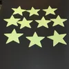 8cm 3D Star Moon Wall Stickers Fluorescent Sticker Glow In The Dark Calcomanías De Pared Kids Room Living Room Luminous Wall Decals