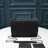 고품질 명품 디자이너 플랩 가방 브랜드 핸드백 SUNSET 체인 지갑 여성 크로스 바디 백 어깨 가방 패션 가방 체인 지갑