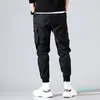 Sıcak Satış-Hip Hop Erkekler Pantalones Hombre Yüksek Street Kpop Rahat Kargo Pantolon Birçok Cepler ile Joggers Modis Streetwear Pantolon Harajuku