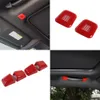 Red Car Interior Kits Central Control Dashboard Decoration Kit 37PC för Dodge Challenger 15+ Auto Tillbehör