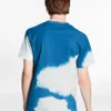 CLOUD PRINT T-SHIRT Heren Designer T-shirt dames Parijs merkkleding Tshirt Heaven On Earth thema T-shirt Hoge kwaliteit 100% katoen 269A