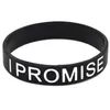 Tennis 1pc Je promets de croire pour vous Bracelet en caoutchouc de silicone Bracelet 1