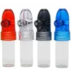 Plast Clear Rökhållare Tips Glasflaska Shisha Rökpipor Muti Colors Portable Hookah Round Headed Popular 2 2hn G2