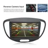 Android Auto Video Stereo 2 Din 9 Zoll kapazitiver Touchscreen KEIN DVD-Player GPS Navigation Wifi Bluetooth USB für HYUNDAI I10 2010-2013