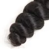 Cheveux humains brésiliens doubles trames vague lâche 4 paquets péruviens extensions de cheveux vierges couleur naturelle
