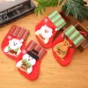 2020 Christmas stocking 24 styles Cute Candy Gift bag snowman santa claus deer bear santa sack christmas ornaments pendants