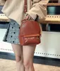 Top Fashion PU Leder Mini Größe Frauen Bag Kinder Schultaschen Rucksäcke Style Frühling Lady Rucksack Reise Handtasche 3 Größen281v