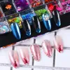 Fashion Flame Design Color Holographic Nail Glitter Supplies Round Circle Nail Art Decorations Sequins Manicure Nails Accessories1376609
