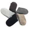 Chaussettes pour hommes 5 paires/lot mode laine épaisse hommes hiver cachemire respirant couleurs