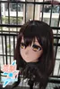 (RK MASK 22) Handmade delle donne del silicone Caposcuola completa Maschera Cosplay Kigurumi mascherina mascherine Veste BJD Doll Kigurumi giapponese KIG Anime