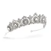 New Western Style Bridal Crown Headband Gorgeous Crystal Bride Headpiece Hair Accessories Wedding Tiaras Hair Jewelry Party Gift3047679