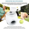 Dog Pet Toys Tennis Launcher Automatic Automatic Riswing Machine Ball Dream Device Section مع 3 كرات Y200330245H