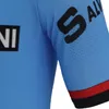 Clássico retro pro equipe SALVARANI camisa de ciclismo dos homens manga curta azul estrada corrida roupas de bicicleta roupas mtb NO ME NO GAME5290198