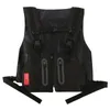 Borse da esterno Tactical Chest Rig Vest Streetwear Hip Hop Running Cycling Men Harness Sports Fitness Marsupio249N