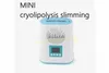 Taşınabilir Cryo Yağ Donma zayıflama makinesi Vakum yağ azaltma kriyoterapi cryo yağ donma makinesi kilo kaybı ev kullanımı