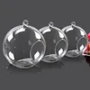 Glass Candle Holder Crystal Candle Holder Glass Hanging Ball Plant Pot Romantic Home Wedding Decoration 8cm/10cm/12cm HHA1567