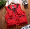 Top Multi Pocket Sports Mannen Gear Wandelen Vissen Zakken Vesten Fotografie Directeur Producent Afneembare Vest Bovenkleding Jassen Reporter