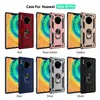 Armor Case For Huawei Mate 30 Pro Magnetic Car Finger Ring Stand Hybrid Hard PC TPU Case For Mate 30 Lite 30Pro Silicone Phone Case Cover