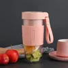 350ml Portable Mini Blender USB Electric Fruit Juicer Handheld Vegetable Juice Maker Blender Rechargeable Mini Juice Making Cup