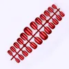 24pcs Reusable Full Cover Shiny False Nail Artificial Tips for Short Decorated Design Press On Nail Art Fake Extension Tips6953114