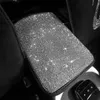 Bilstolsöverdrag Rhinestone Crystal Armstöd Kallar Fordon Center Console Arm Rest Box Kudde Diamond Girls Interiördillbehör1