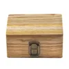 Mallette de rangement en bois faite à la main HONEYPUFF pour accessoires de cigarettes 121*87*63mm mallette à roulettes en bois étui de rangement accessoires pour fumer