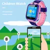 Q12 Kids Smart Watch LBS SOS 방수 추적기 어린이를위한 스마트 워치 방지 지원 SIM 카드 소매 상자와 안드로이드 폰용 SIM 카드와 호환됩니다.