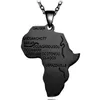 Nouveau mode unisexe merveilleux Afrique carte collier bijoux argent plaqué or pays africain pendentif collier cadeau livraison gratuite GD710