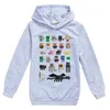 My World Minecraft Big Boys and Girls 트렌드 캐주얼 스포츠 스웨터 Long Sleeve Children039S 까마귀 크기 100170cm7836135