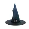 Sombrero de bruja de Halloween Colgante Sombrero de bruja brillante iluminado para árbol de jardín Disfraces de Halloween Accesorios de mascarada Decoración de fiesta AHB11064041922
