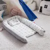 8853cm bebek yuva yatak ile yastık portatif beşik yatak yatağı bebek toddler pamuklu beşik yenidoğan bebek yatağı Bassinet tampon lj2009495251