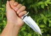 Freewolf Outdoor Survival Straight Hunting Knife 8Cr13Mov Satin Blade Rosewood Handle Fixed Blades With Leather Sheath