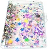 A6 Colorful Notepads Rainbow Clear Circular Ring Binder Soft PVC Notebook Cover Protective Shell Simple Waterproof Diary Hand Books Outer Casing