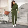 Womens Patchwork Hoodies Tracksuits Fashion Long Sleeve Hooded Sweater Trousers 2pcs Sports Sets Designer Female Low Waist Casual Suits