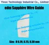 ￘0.20 / ￘0.25mm Saphir Wire Guide A103 4EC80A421 / 4EC80A422 pour les machines Makino EE3,EE6,EE8,EQF5,U32,U53. Makino 4EC.80A.421, 4EC.80A.422