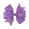 2040PcsPack 3quot Solid Grosgrain Ribbon Bows Clip for Girls Handmade Pinwheel Hairgrips Hair Accessories Whole7658730