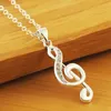 Chains OTOKY 2021 Fashion Jewelry Chic Treble G Clef Music Note Charm Pendant Necklace Gift Musical For Women Accessories Femme1321A